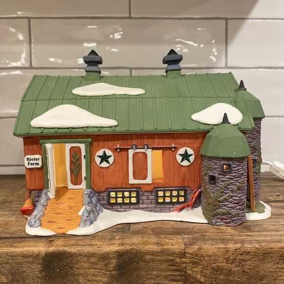 Department 56 Pennsylvania Dutch Barn New England Village #5648-0 Heritage - Picture 1 of 13